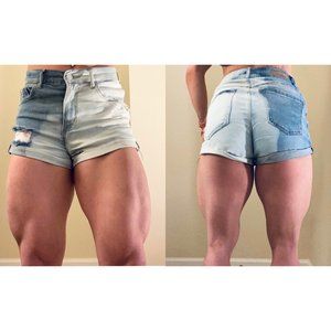 Shorts Jeans Ombre Women's - Size: 1